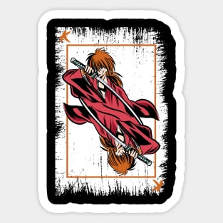 RUROUNI KENSHIN (SAMURAI X): KENSHIN CARD Sticker